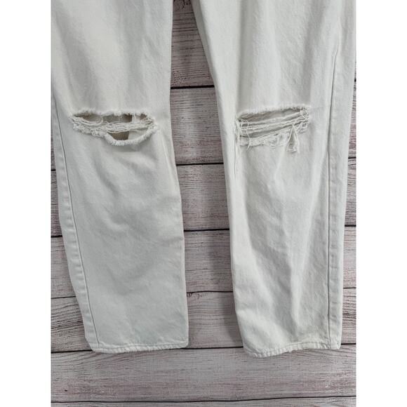 Levi's Silvertab '94 Baggy Distressed Jeans‎ Women's 31x31 White - Picture 5 of 13